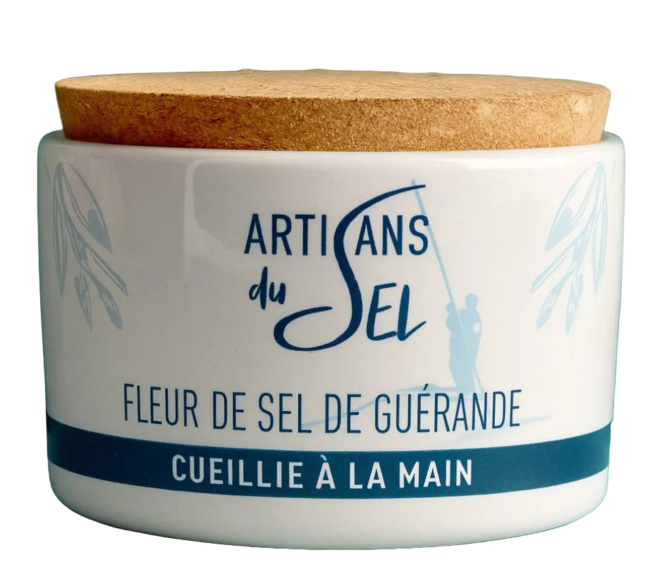 Fleur de Sel de Guérande IGP – 100% Natürlich & Handwerklich – Keramik 100g