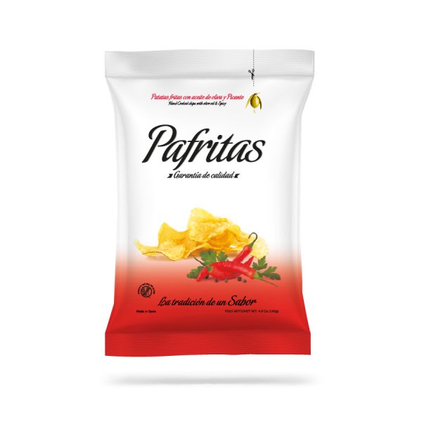 Pafritas Chips mit Chilli