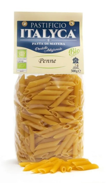 Italyca Penne, 500g, 100 % handwerklich hergestellte BIO-Nudeln aus Italien