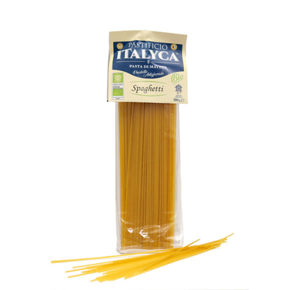 Italyca Spaghetti, 500g, 100 % handwerklich hergestellte BIO-Nudeln aus Italien