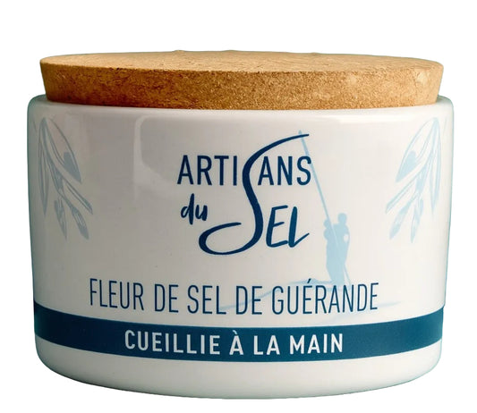 Fleur de Sel de Guérande IGP – 100% Natürlich & Handwerklich – Keramik 100g