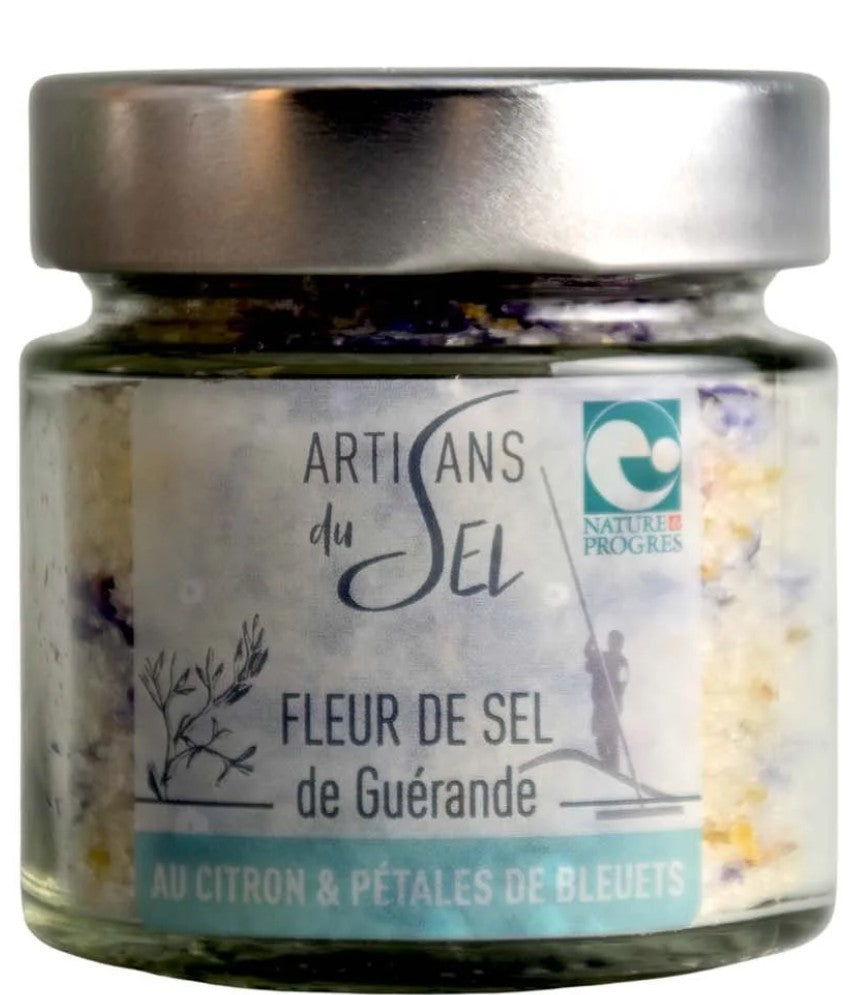 Bio Guérande Fleur de Sel mit Lavendeblüten und Zitrone