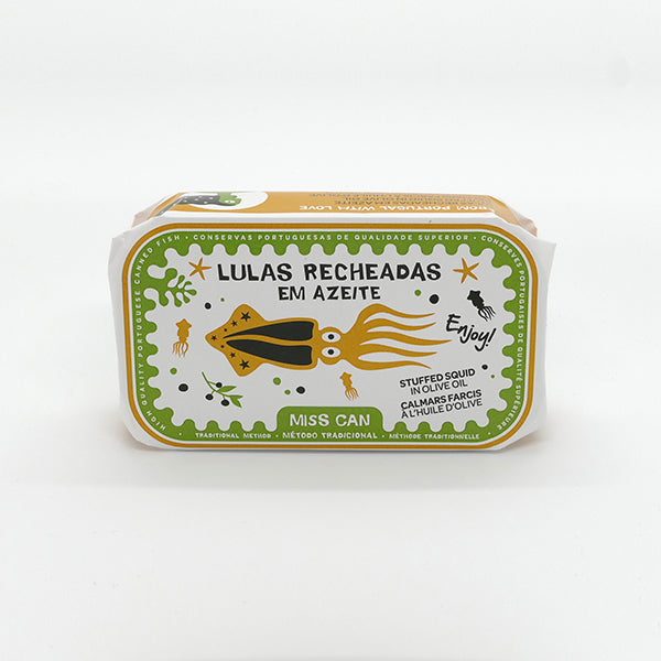 Gefüllter Tintenfisch in Olivenöl