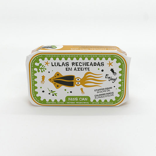 Gefüllter Tintenfisch in Olivenöl