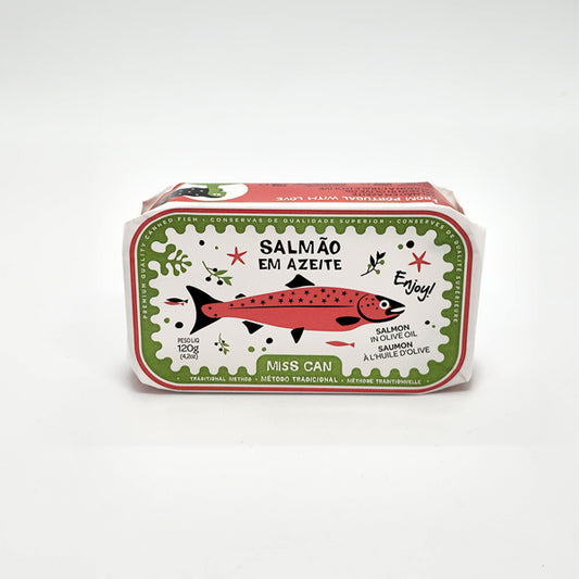 Lachs in Olivenöl
