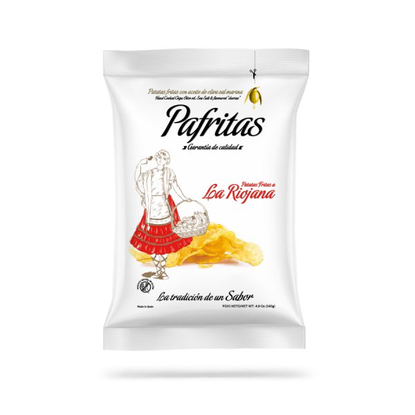 Pafritas Chips mit geräucherter Paprika Riojana