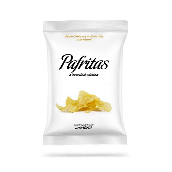 Pafritas Chips mit mineralischem Salz