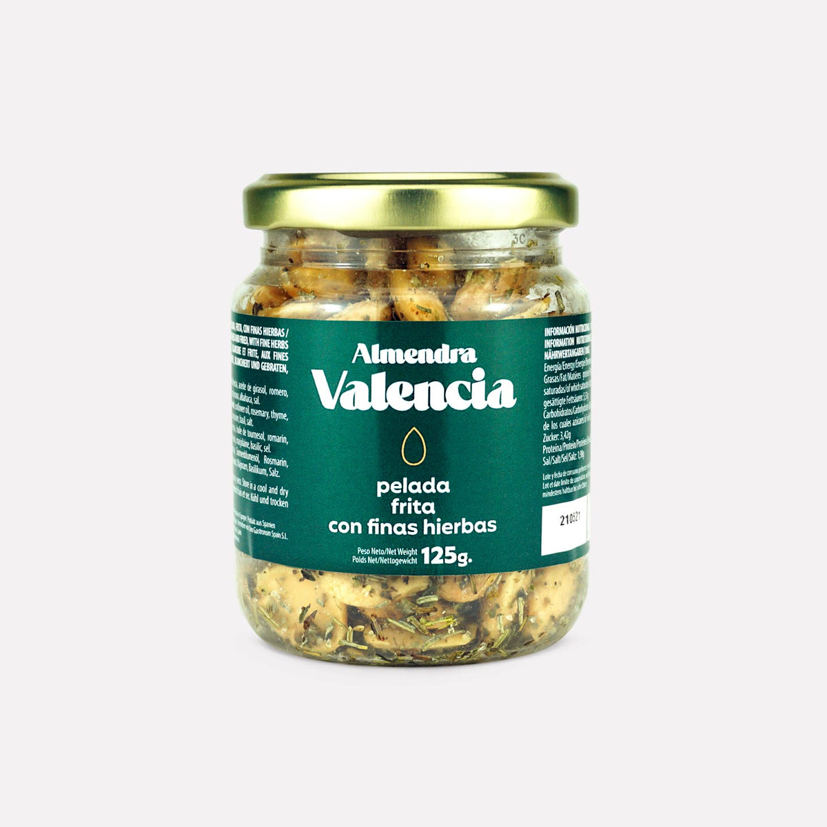 Mandeln aus Valencia, geröstet mit Kräutern