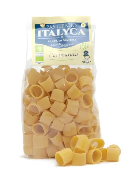 Italyca Calamarata, 500g, 100 % handwerklich hergestellte BIO-Nudeln aus Italien