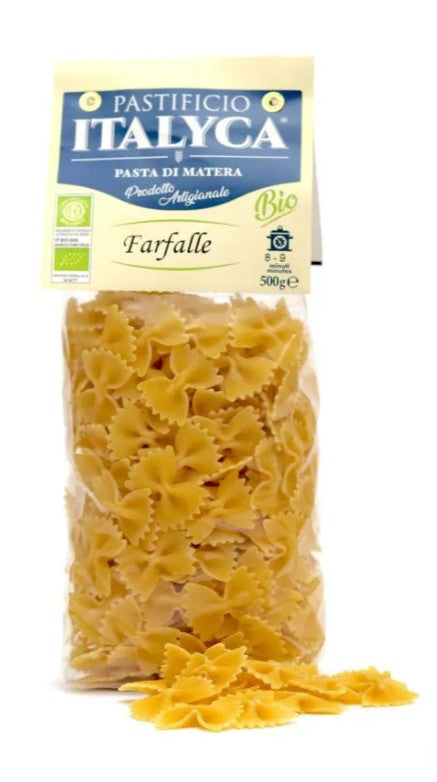 Italyca Farfalle, 500g, 100 % handwerklich hergestellte BIO-Nudeln aus Italien