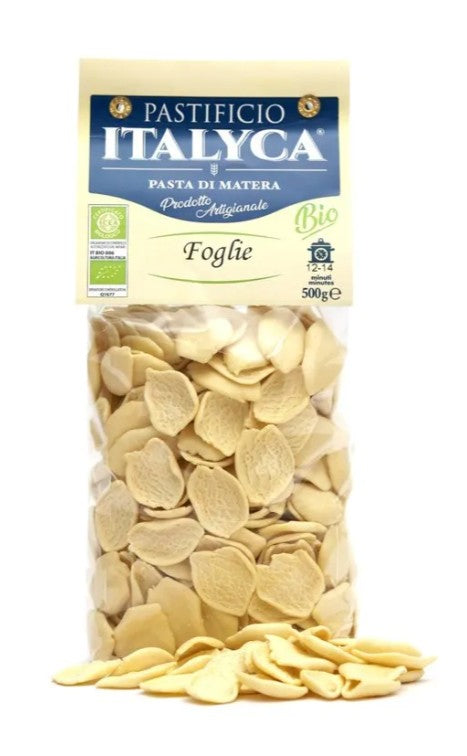 Italyca Foglie, 500g, 100 % handwerklich hergestellte BIO-Nudeln aus Italien
