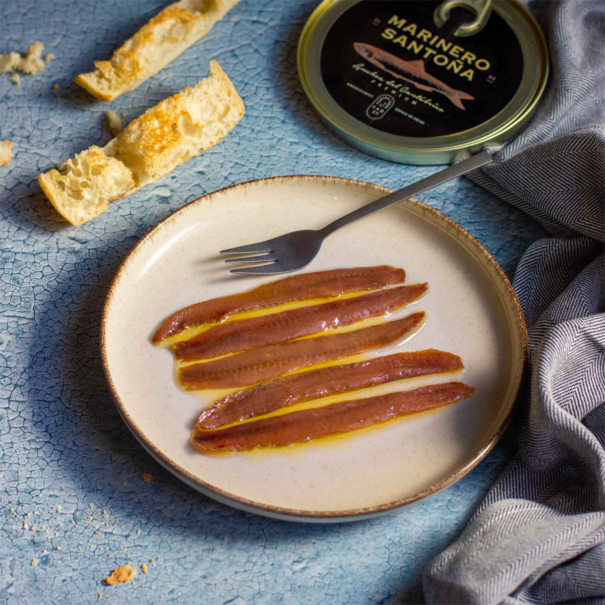 Premium Sardellen/Anchovis aus dem kantabrischen Meer