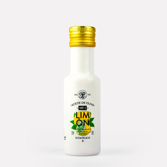 Biologisches Olivenöl mit Zitrone
