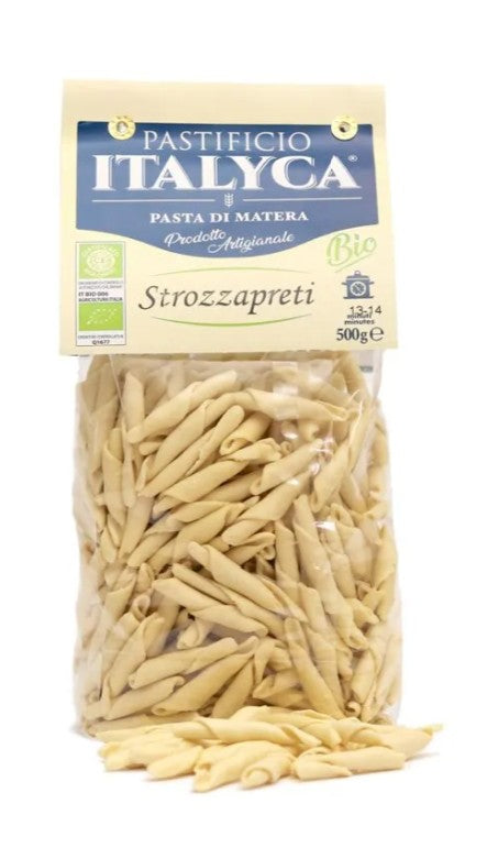 Italyca Strozzapreti, 500g, 100 % handwerklich hergestellte BIO-Nudeln aus Italien